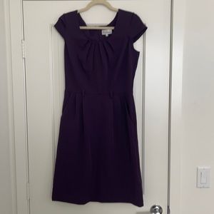Purple dress with pockets, no belt